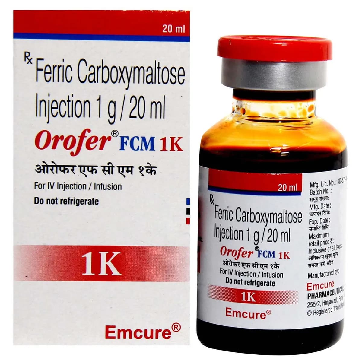 Orofer FCM 1000mg Injection