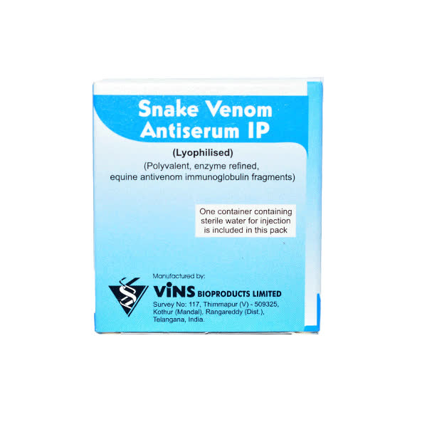 Snake Venom Antiserum IP Onco Healthmart